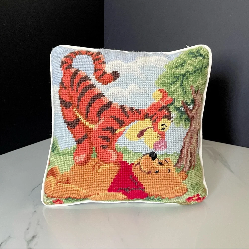 Winnie the Pooh Needlepoint Pillow